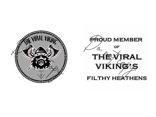 The Viral Viking's Filthy Heathen's Sticker