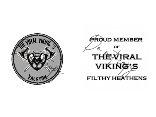 The Viral Viking's Valkyrie Filthy Heathen's Sticker